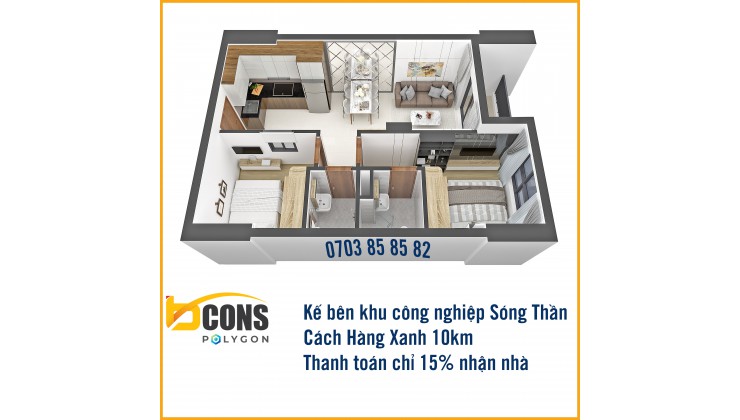 Căn hộ Bcons Polygon có phải là lựa chọn tốt cho khách hàng ít tiền nhưng vẫn muốn gần trung tâm ?