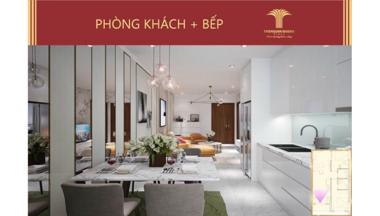 Còn duy nhất căn 1PN 42m2 giá tốt Thiên Quân Marina Plaza Cần Thơ