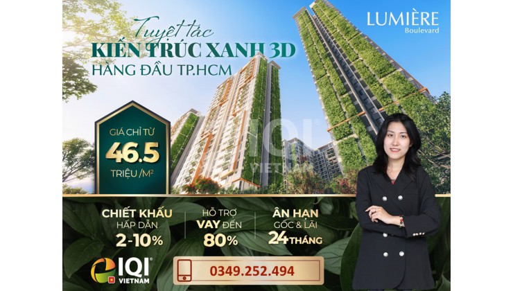 TẠI SAO PHẢI CHỌN LUMIERE BOULEVARD - DỰ ÁN NHIỀU ĐIỂM 