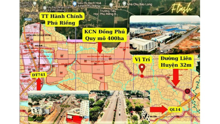Bán đất nền Bình Phước 250m có 100m thổ cư có sổ sẵn sang tên trong ngày