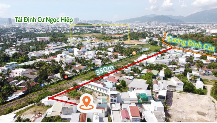 BÁN ĐẤT VĨNH NGỌC, NHA TRANG 108M2 HẺM LƯƠNG ĐÌNH CỦA