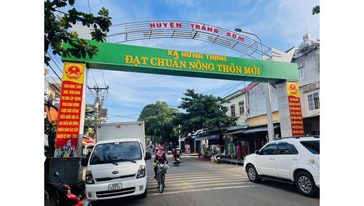 Còn 3 lô siêu đẹp mặt tiền chợ giá đáng đầu tư ngay KDC Hưng Thịnh, Trảng Bom