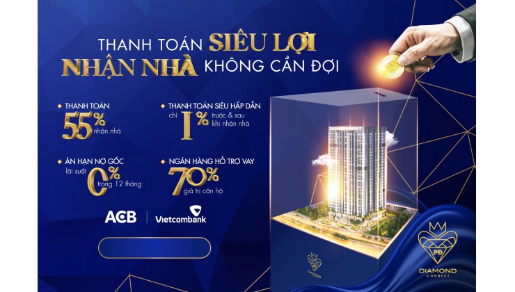 bán căn hộ cuối năm nhận nhà, tt 1% tháng, kí hđ 30%