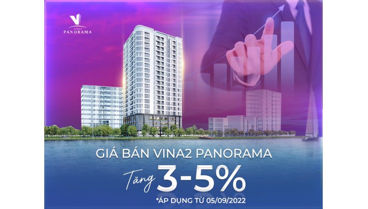 Căn hộ Vina2 Panorama ngay sông Hà Thanh – nhận nhà quý IV 2022