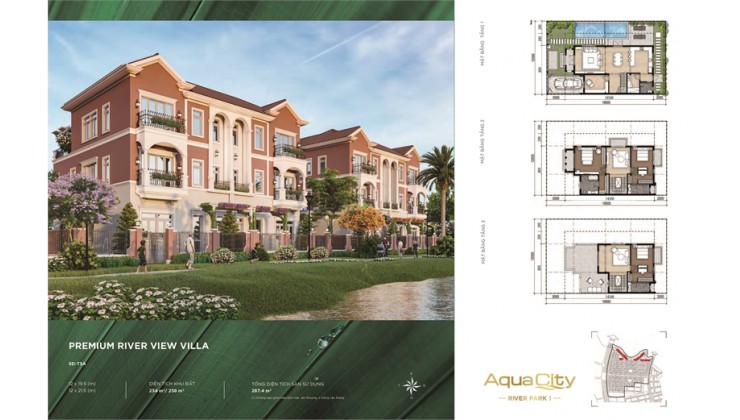 CENLAND BÁN BIỆT THỰ, SHOPHOUSE, LIỀN KỀ AQUA CITY - KĐT ĐẲNG CẤP VEN ĐÔ TP. HCM VAY NH 0% 24 THÁNG