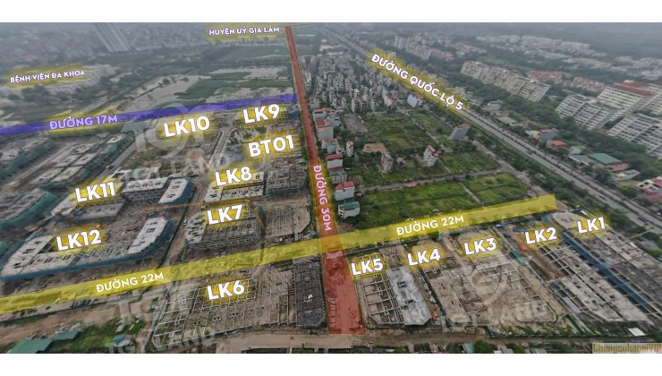 Shophouse trung tâm Q. Gia Lâm, vốn tự có 3,7 tỷ, trục đường KD sầm uất, có HTLS 0%/12 th, ký HĐMB