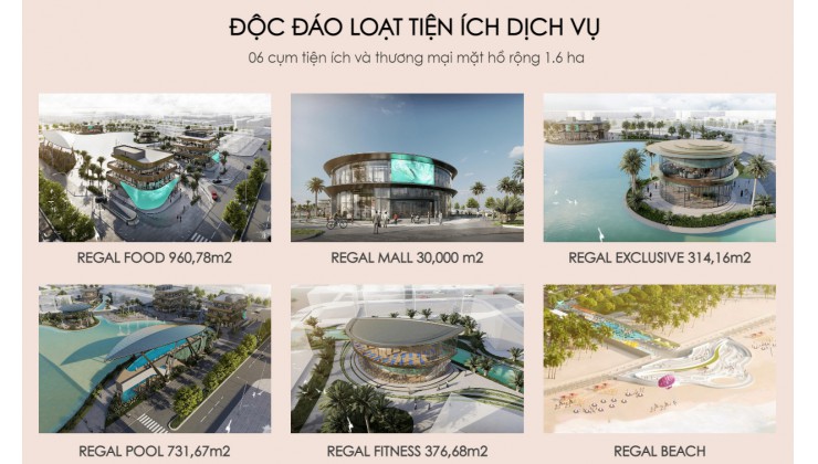 Bán Shophouse mặt biển Regal Legend Quảng Bình, giá chỉ từ 4 tỷ