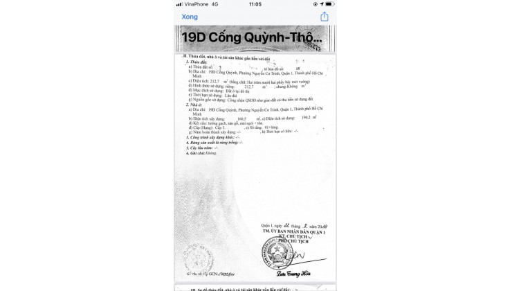 MT 19D Cống Quỳnh, P. Nguyễn Cư Trinh, Q.1, 13x40m, cn: 213m2