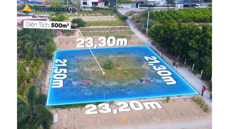 Cần Bán 500m2 Đất Nông Nghiệp Gần Biển, Cạnh Đường Trần Qúy Cáp, Phan Rang, Ninh Thuận