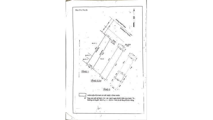 MT 371 Hai Bà Trưng Phường 8 quận 3, 4x22m, trệt, 3 lầu