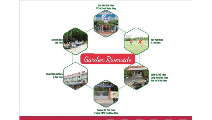 GARDEN RIVERSIDE - ĐẤT NỀN VEN SÔNG - SỔ HỒNG NHƯ Ý