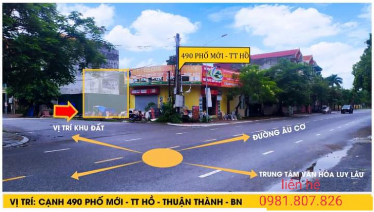 Cần ra hàng Siêu Phẩm, Ngay mặt đường Âu Cơ, P.Hồ, Thuận Thành, Bắc Ninh