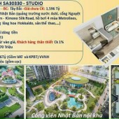 OUT NHANH CĂN STUDIO SA3 THÂP VIEW CHỌN VẸN CÔNG VIÊN NHẬT TRUNG SIÊU ĐẸP TẠI VINHOMES SMART CITY