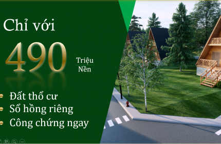 Đất nền nghỉ dưỡng cao cấp giá chỉ từ 490 triệu tại Happy Garden II Bảo Lộc