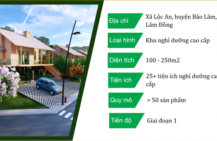 Đầu tư CHẤT – Nhận giá trị VƯỢT BẬC ngay THỦ PHỦ Bảo Lộc Hơn 142 nền, diện tích đa dang: 80 -200m2