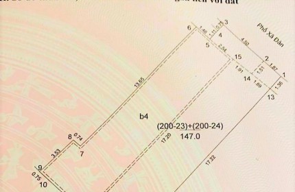 Nhà Ngon Mặt Phố Xã Đàn – 2 Mặt tiền Trước Sau – 2 Thang Máy 9 Tầng 135 Tỷ