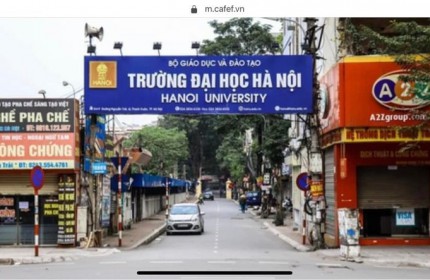 CHÍNH CHỦ CẦN BÁN NHÀ 4 TẦNG MẶT TIỀN TRƯỜNG ĐẠI HỌC HÀ NỘI