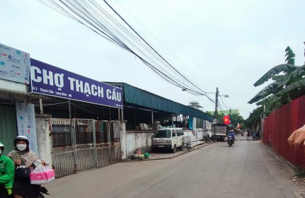 Bán đất Thạch Cầu Lô Góc - Ô TÔ Tránh - Kinh Doanh Sầm Uất - Giá :1,3 Tỷ.