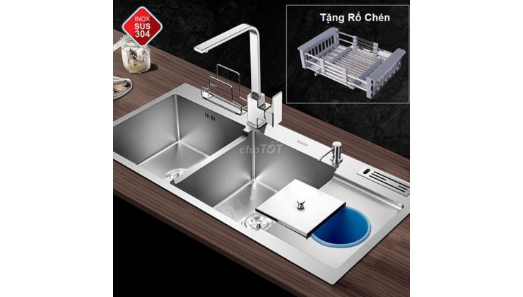 Chậu rữa inox 2 hộc - Sgci 309