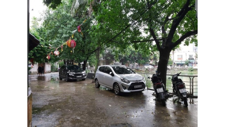 Bán nhà mặt Hồ tại Mỗ Lao, Hà Đông. Ô tô đỗ cửa. Mặt tiền bám Hồ. Giá chào 4,6 tỷ.