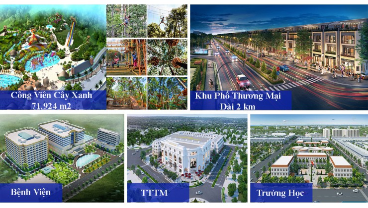 Thanh Toán 1 tỷ 1 (25%) - Sở hữu ngay nhà phố trong khu đô thị đẹp nhất Long Thành