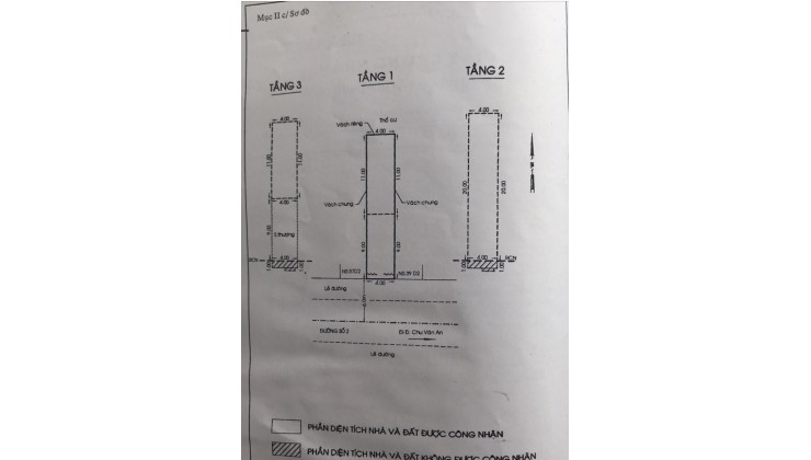 Nhà bán MT đường Số, Cư Xá Chu văn An, 4x20m, 3 tầng, Giá 14,5 TL