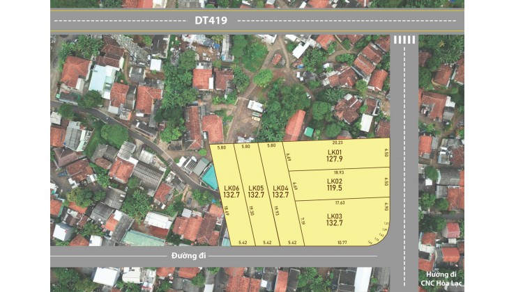 BÁN ĐẤT TÂN XÁ CÁCH KHU CNC HÒA LẠC CHỈ 2KM