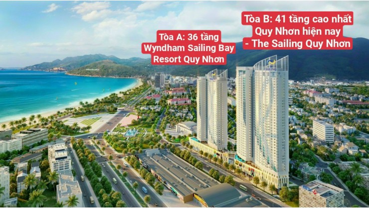 Vốn hơn 550tr sở hữu căn hộ khách sạn The Sailing Quy Nhơn giáp biển, nhận ưu đãi khủng tháng 9. Sổ hồng lâu dài. Liên hệ làm việc CĐT