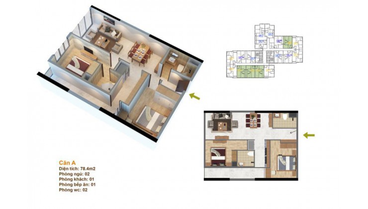 Bán căn hộ 2pn2wc chung cư cao cấp Goldmark City 136 Hồ Tùng Mậu giá 3 tỷ full nội thất LH: 094.7352.197