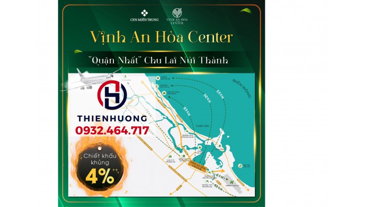 Bán đất vịnh AN Hòa Center KDC Chợ trạm, đất tốt - giá rẻ - chiết khấu cao - LH Thiên Hương 0932 464 717