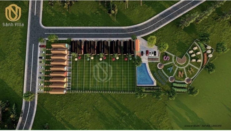 Sành Villa Bảo Lộc 400 m2 bán gấp