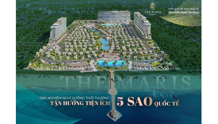 Thanh toán 460tr nhận căn hộ MT biển cách bãi tắm riêng chỉ 150m, hồ bơi, casino, nhà hàng 5 sao ngay bãi tắm Long Cung Vũng Tàu