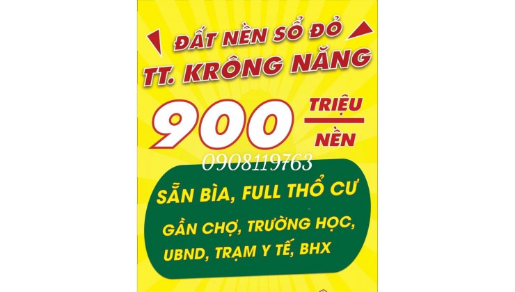 Cần Bán 10 Lô Đất Nền Sổ Đỏ Ngay Trung Tâm Hành Chính Mới