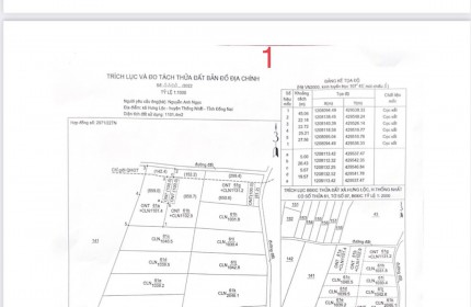 ĐẤT SÀO CÓ THỔ CƯ XÂY DỰNG TỰ DO . KCN DẦU GIÂY