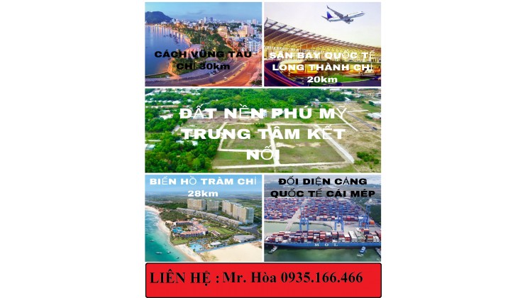 ĐẤT Ở TẠI ĐÔ THỊ KHU PHỐ ÔNG TRỊNH TÂN PHƯỚC PHÚ MỸ