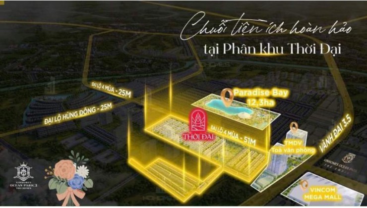 Nhận Booking dự án Vinhomes Ocean Park 3 - The Crown