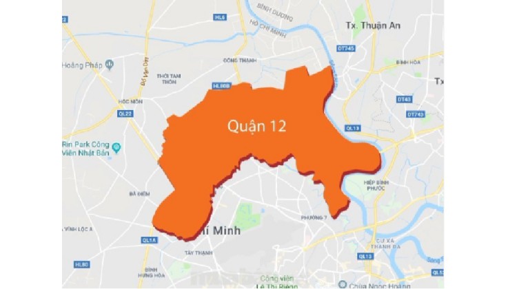 Cho thuê một số MB kho bãi xưởng trục QL1A Quận 12 HCMC