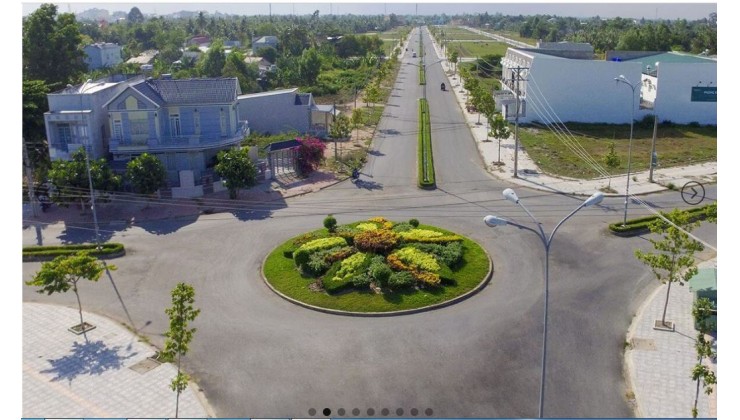 Bán nhanh đất nền mặt tiền đường số 2 rộng 30m KDC Minh Linh, Tp Vĩnh Long