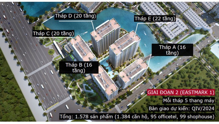 Thiết kế của 1PN+1 tại MT EASTMARK 1 đáp ứng mọi nhu cầu không gian, ở 7 năm không lo đổi nhà