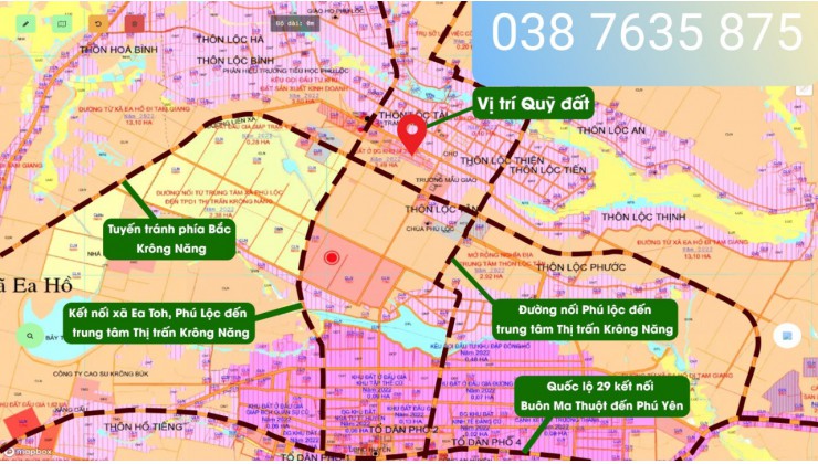 Mua Bán Nhà Đất Phú Lộc Krong Năng - MỞ BÁN ĐẤT NỀN  TRUNG TÂM HÀNH CHÍNH HUYỆN