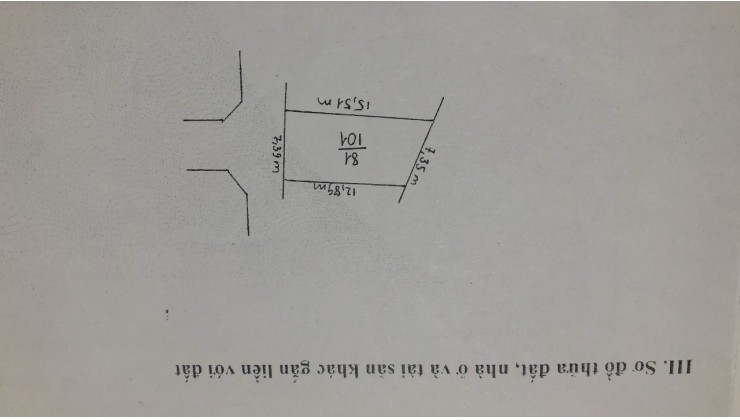 BAN NHÀ ĐẤT  XÓM TRONG UY NỖ