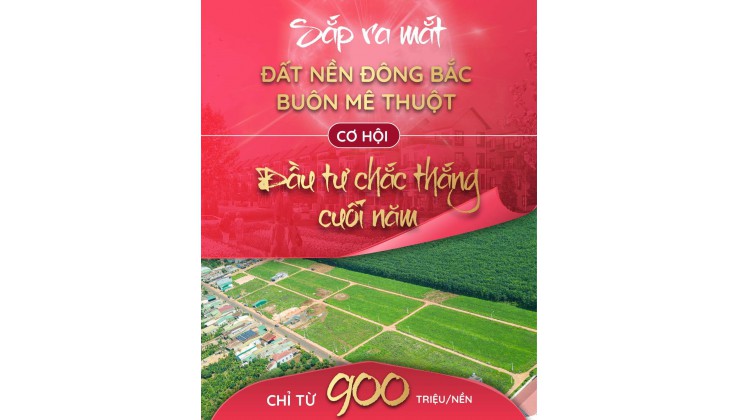 Đất nên phía đông bắc buôn ma thuật _gần chợ_sát trường_trung tâm hành chính krông năng đăk lăk