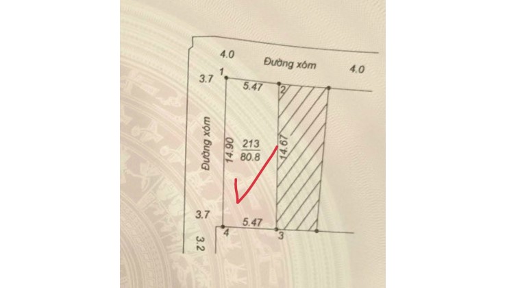 CHÍNH CHỦ BÁN ĐẤT KCN PHÚ NGHĨA. 81M, MT 5.5M, LÔ GÓC, Ô TÔ TRÁNH. GIÁ CHỈ HƠN 1 TỶ