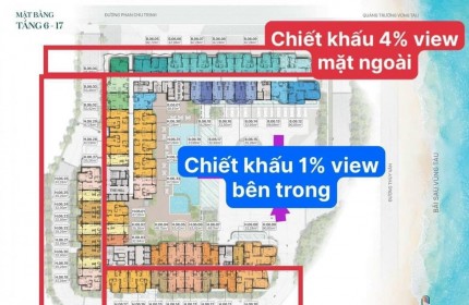 Bán căn hộ cao cấp FiveSeaSons Homes Vũng Tàu ck 4% Liên hệ : 0901325595