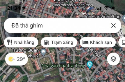 Bán đất Phố Nguyễn thị Giang KDC số 2, Liên Bảo, Vĩnh yên