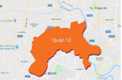 Cho thuê một số MB kho bãi xưởng trục QL1A Quận 12 HCMC