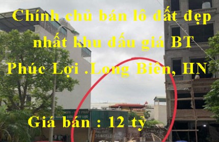 Chính chủ bán lô đất đẹp nhất khu đấu giá BT Phúc Lợi, đối diện shophouse toà nhà Ecohome Phúc Lợi