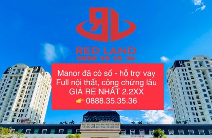 MANOR (Đã Có Sổ) Nhỉnh 2TỶ, Nội Thất Xịn