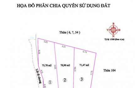 Bán gấp 3 lô đất XD liên kế sổ riêng 6.1 tỷ ngay trung tâm hẻm 27 Lê Hồng Phong P4 Đà Lạt