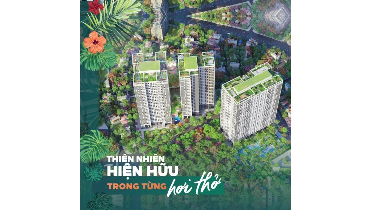 Căn 3PN 114m2 tầng trung sở hữu ban công 17m2 trung tâm Q.Hoàng Mai, cách hồ Đền Lừ 200m